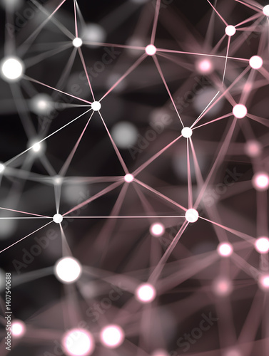 Abstract network visual