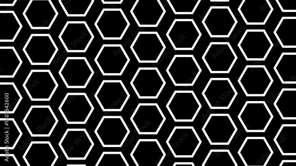Black and white seamless hexagon pattern for modern designs. Perfect for backgrounds, wallpapers, textiles, and digital designs needing a contemporary touch. Black and white seamless hexagon pattern for modern designs. Perfect for backgrounds, wallpapers, textiles, and digital designs needing a contemporary touch.