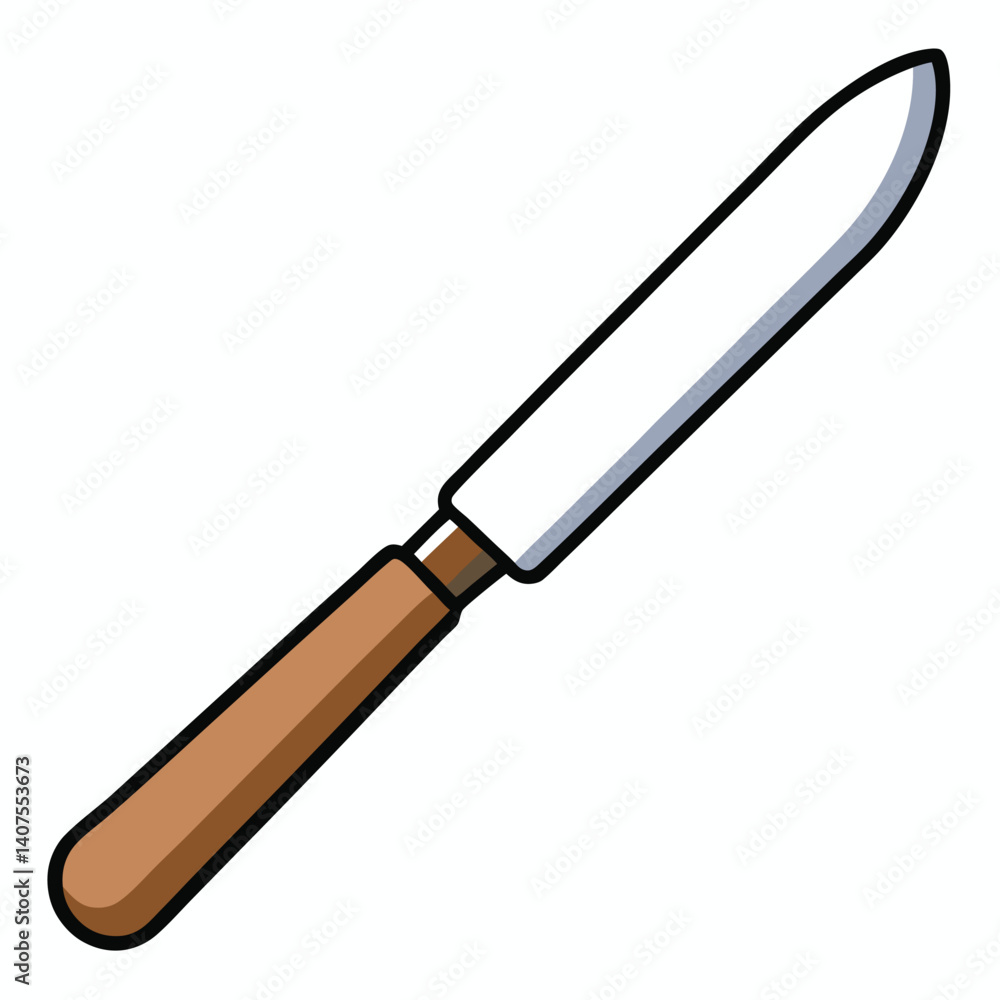 Knives illustration flat vector design Knives illustration flat vector design