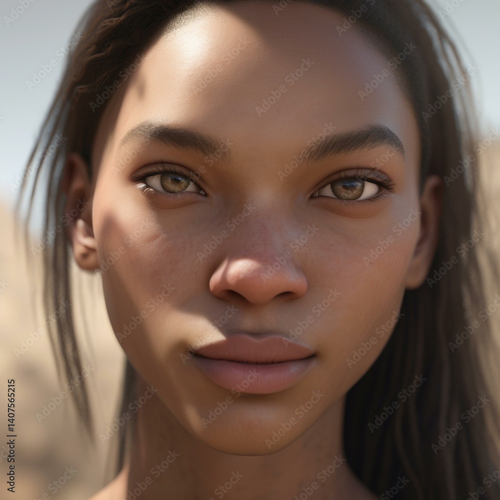 A highly detailed, hyper-realistic close-up portrait of an AI-generated human face. This digital artwork features lifelike skin textures, expressive eyes, and natural lighting. A highly detailed, hyper-realistic close-up portrait of an AI-generated human face. This digital artwork features lifelike skin textures, expressive eyes, and natural lighting.