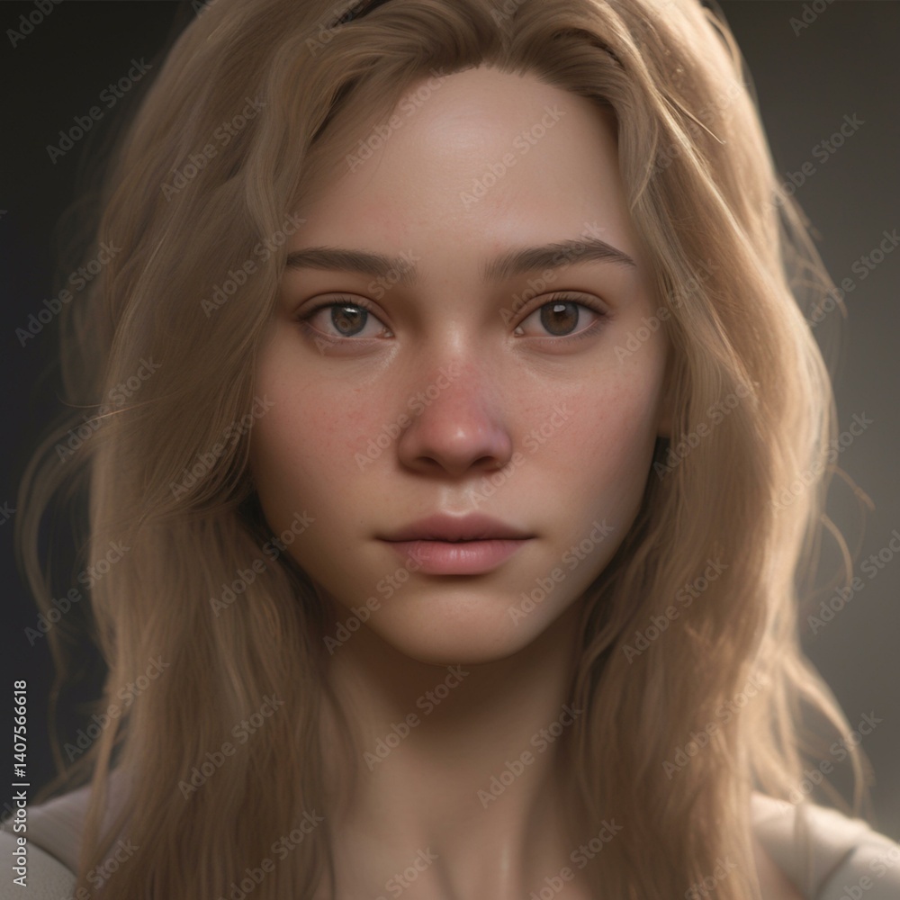 A highly detailed, hyper-realistic close-up portrait of an AI-generated human face. This digital artwork features lifelike skin textures, expressive eyes, and natural lighting. A highly detailed, hyper-realistic close-up portrait of an AI-generated human face. This digital artwork features lifelike skin textures, expressive eyes, and natural lighting.