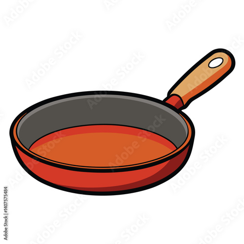 Pans illustration flat vector design