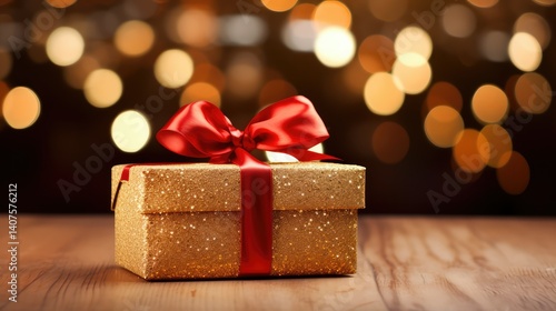 Wallpaper Mural elegant red bow gift Torontodigital.ca