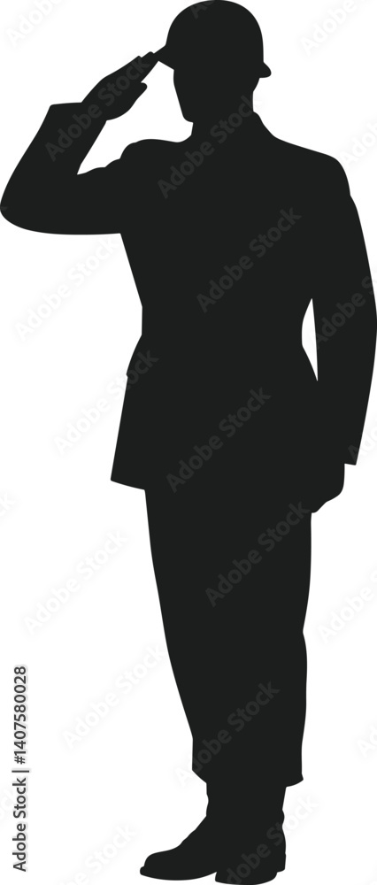 Military Soldier Saluting Silhouette Vector – Army Troop Line Art Illustration Military Soldier Saluting Silhouette Vector – Army Troop Line Art Illustration
