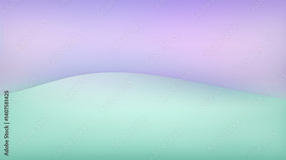 Naklejka premium Abstract Pastel Background with Smooth Gradient and Subtle Wave