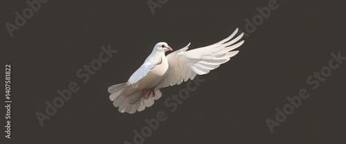 White_Dove_in_Flight_
