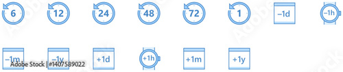 Set of Time & Planning icons