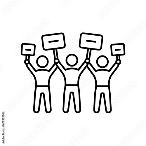 Crowd protesting against tobacco on World No Tobacco Day  