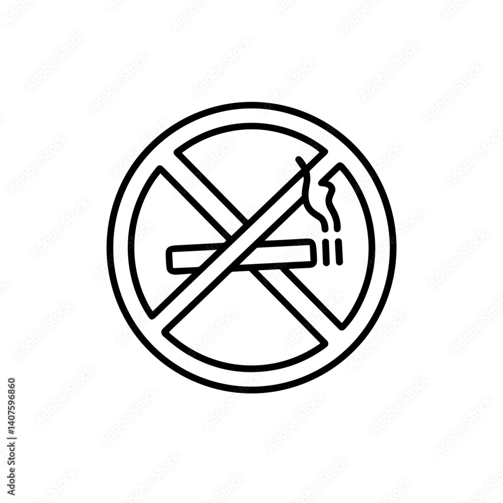 No Smoking Symbol for World No Tobacco Day Awareness No Smoking Symbol for World No Tobacco Day Awareness