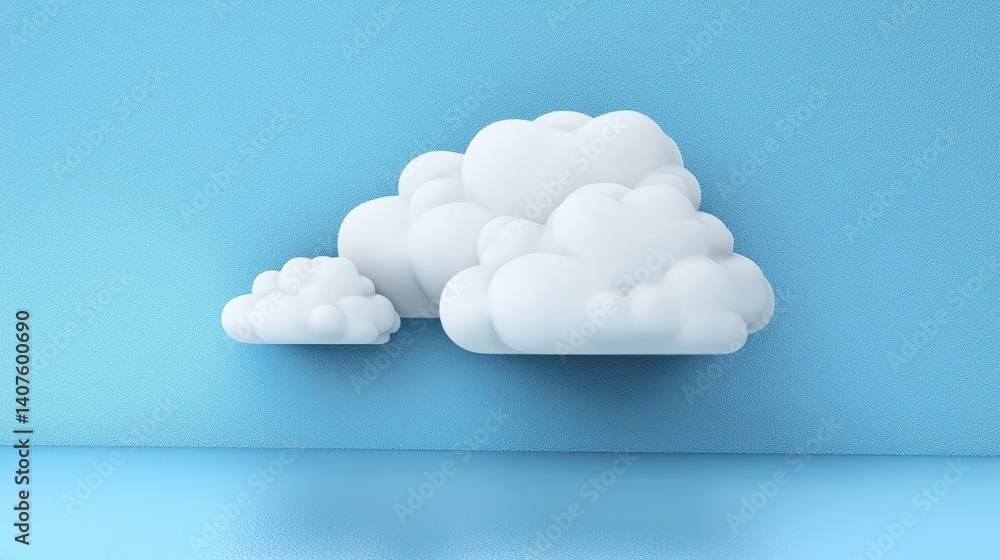 Gentle cloud formation display virtual studio digital art calm environment aesthetic viewpoint nature concept Gentle cloud formation display virtual studio digital art calm environment aesthetic viewpoint nature concept