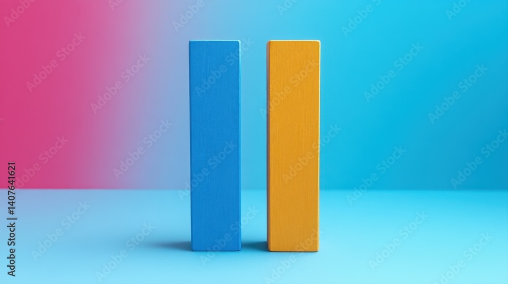 Colorful Vertical Blocks on Bright Background Creating a Modern and Minimalist Visual Composition Colorful Vertical Blocks on Bright Background Creating a Modern and Minimalist Visual Composition