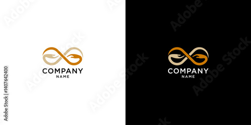 Infinity Hands Logo for Business and Company Branding