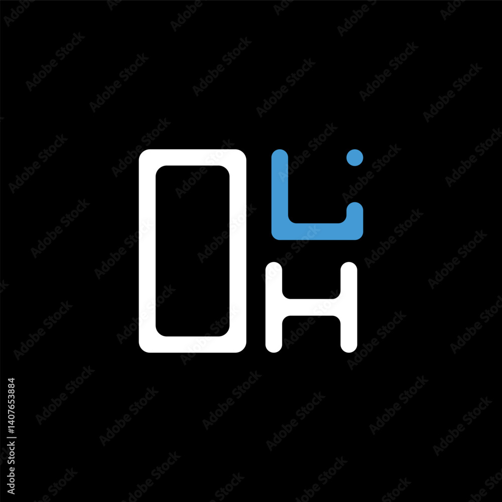 OLH letter logo creative design with vector graphic, OLH simple and modern logo. OLH luxurious alphabet design OLH letter logo creative design with vector graphic, OLH simple and modern logo. OLH luxurious alphabet design