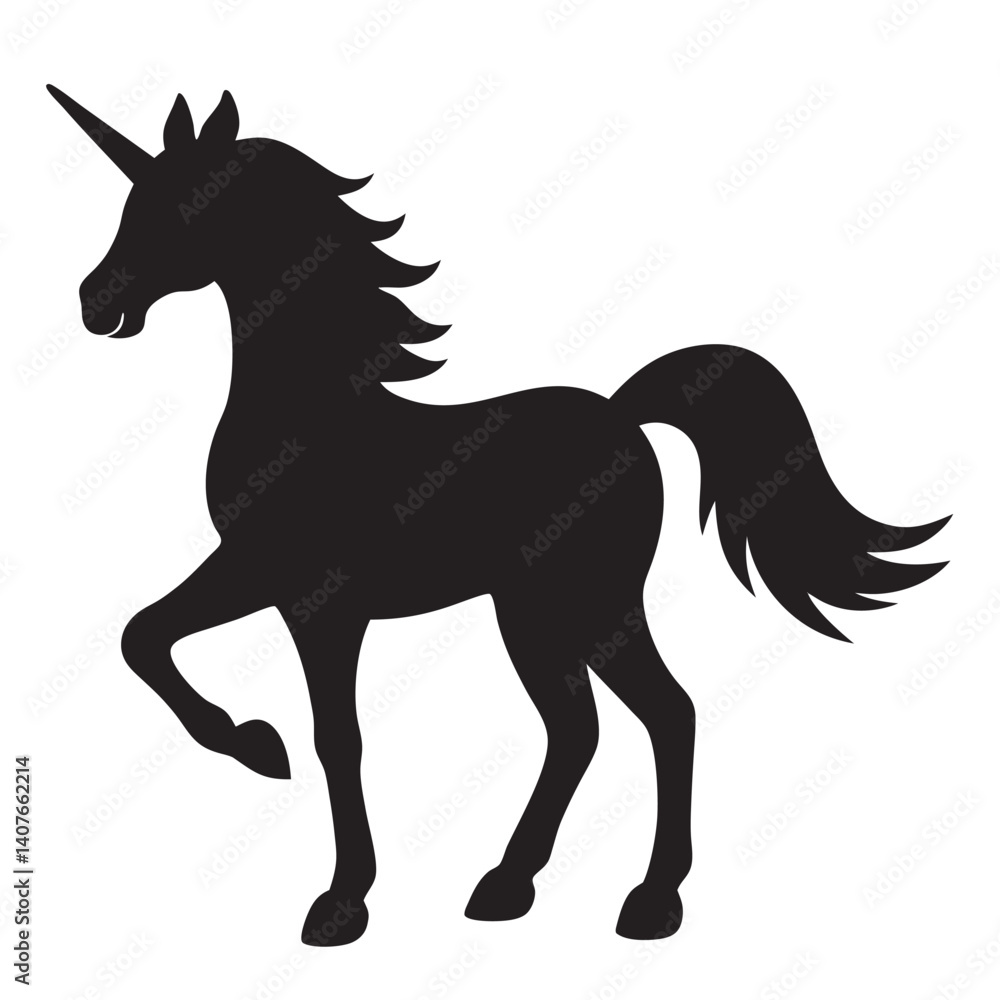silhouette unicorn vector silhouette unicorn vector