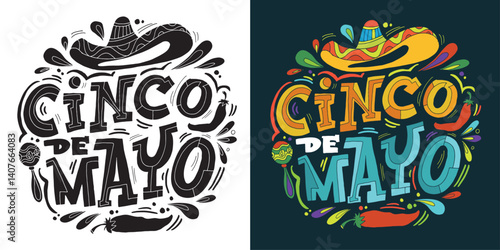 Cinco de Mayo. May 5, federal holiday in Mexico. Fiesta banner and poster design with flags, flowers, decorations. mexico independence celebration. Vector illustration. anniversary of Mexico's victor.