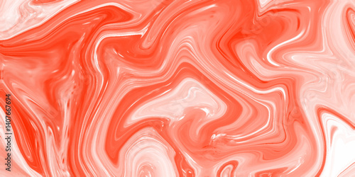 Abstract white orange background with waves, abstract bright acrylic liquid background. Liquid soft and paint background Modern and stylist abstract background For creative design wallpaper .	