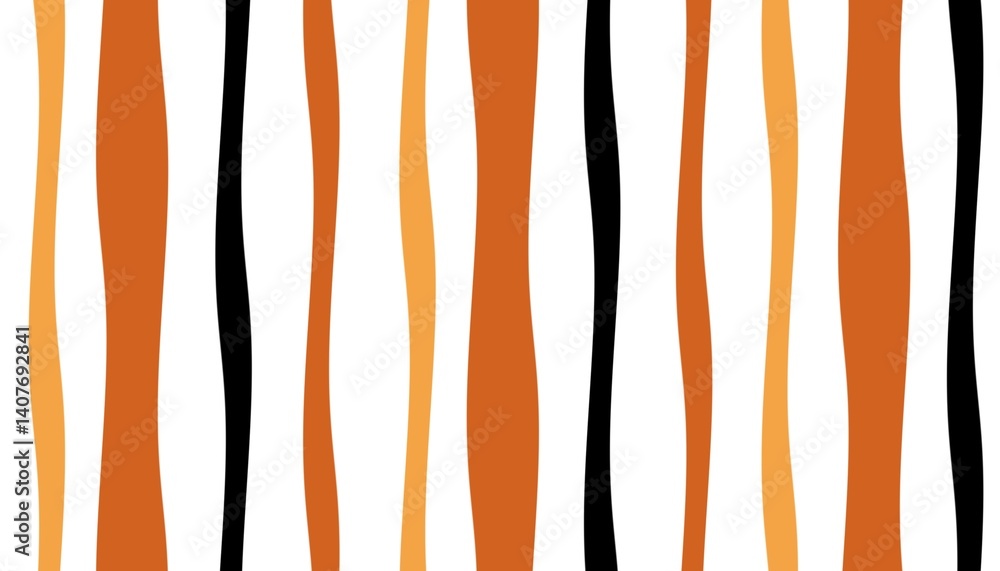 Wavy Stripes Pattern in Earth Tones for Modern Textile Design. Illustration Wavy Stripes Pattern in Earth Tones for Modern Textile Design. Illustration
