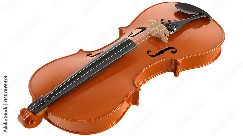 Professional Violin Isolated on White Background for Music Industry, Classical Instrument Studio Shot Professional Violin Isolated on White Background for Music Industry, Classical Instrument Studio Shot