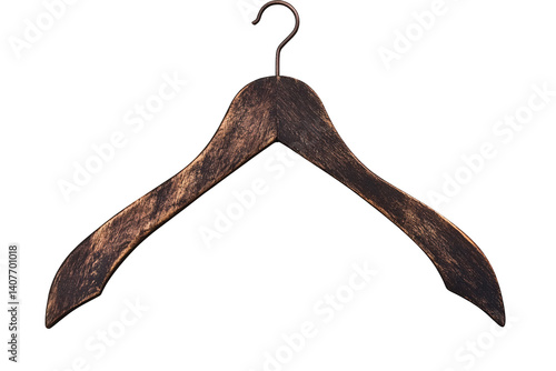 a wooden swinger with a hook