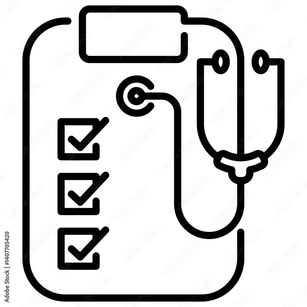 Medical Checkup Icon Medical Checkup Icon