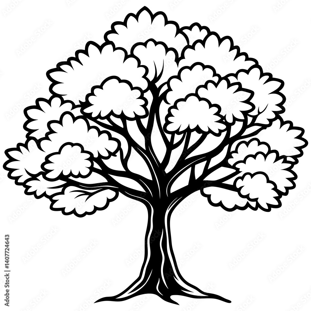 Obraz premium tree icon design