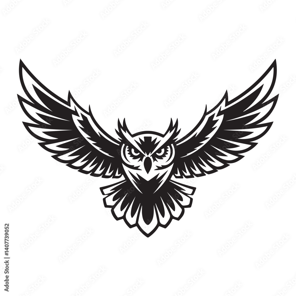 Simple and creative owl logo design vector. Simple and creative owl logo design vector.