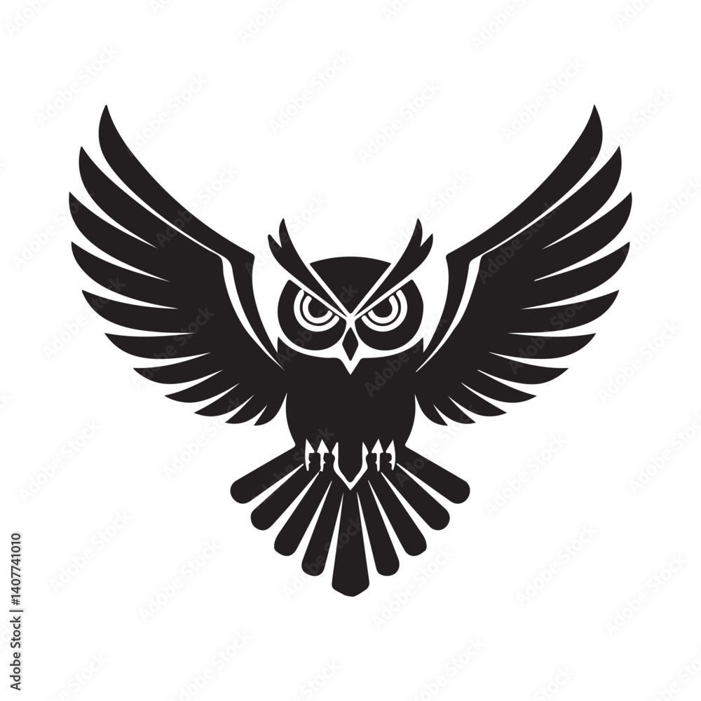 Simple and creative owl logo design vector. Simple and creative owl logo design vector.