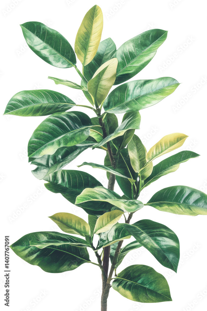 Fototapeta premium Nature's Art: Captivating close-up of a flourishing plant, revealing intricate details and the essence of botanical beauty. This shot exhibits the plants natural elegance.