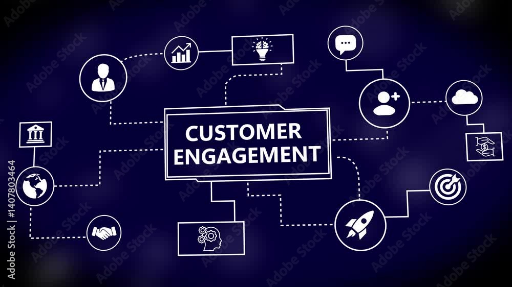 Business, Technology, Internet and network concept. Shows the inscription: CUSTOMER ENGAGEMENT. Business, Technology, Internet and network concept. Shows the inscription: CUSTOMER ENGAGEMENT.