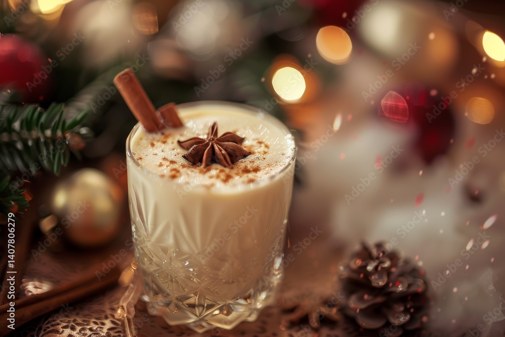 Festive Eggnog Delight Festive Eggnog Delight