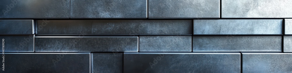 Fototapeta premium Texture Modern. Brushed Metal Background Design for High Technology Website Header
