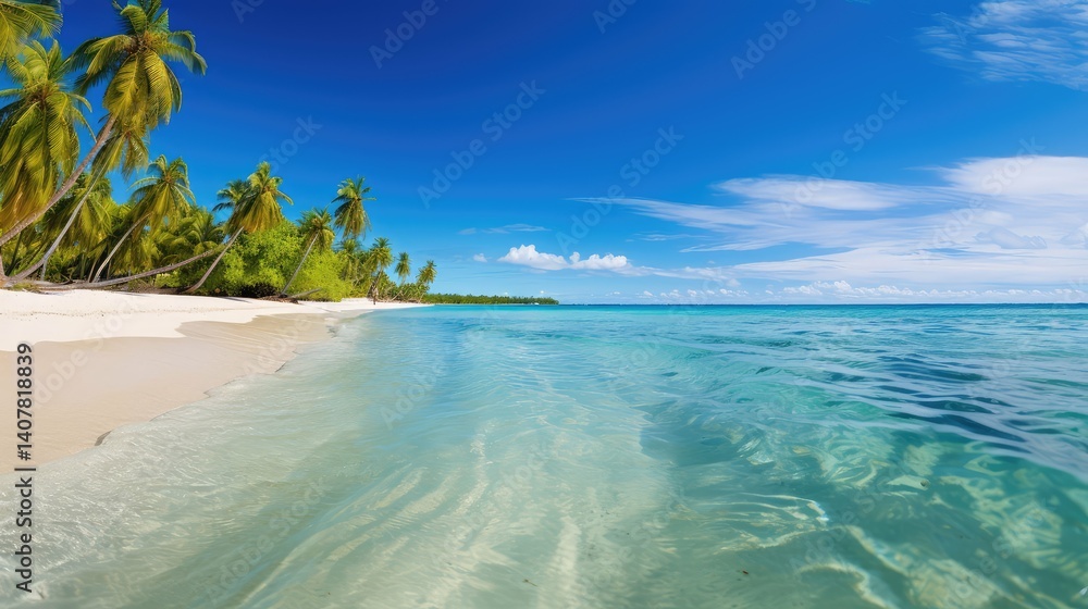 Naklejka premium turquoise blue water waves