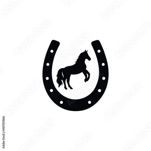 vector horseshoe icon