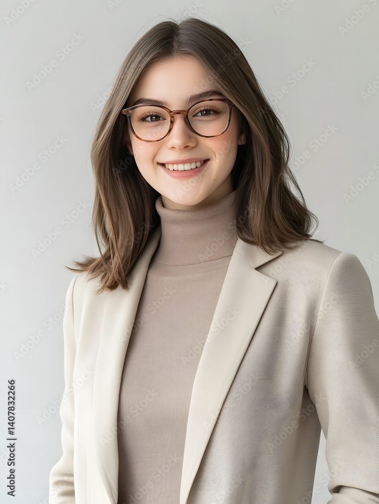 Young Startup Founder with Glasses and a Confident Smile
