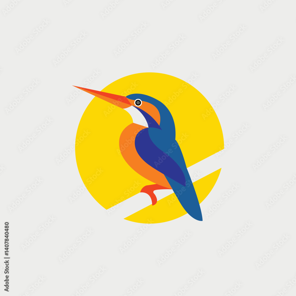 Obraz premium Vector bird of paradise Illustation