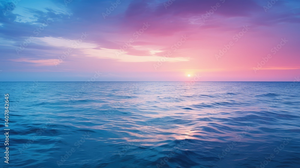 Obraz premium dusk blue graident