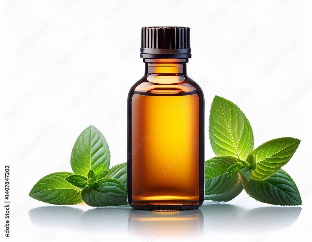 bottle of essential oils isolated on white background bottle of essential oils isolated on white background