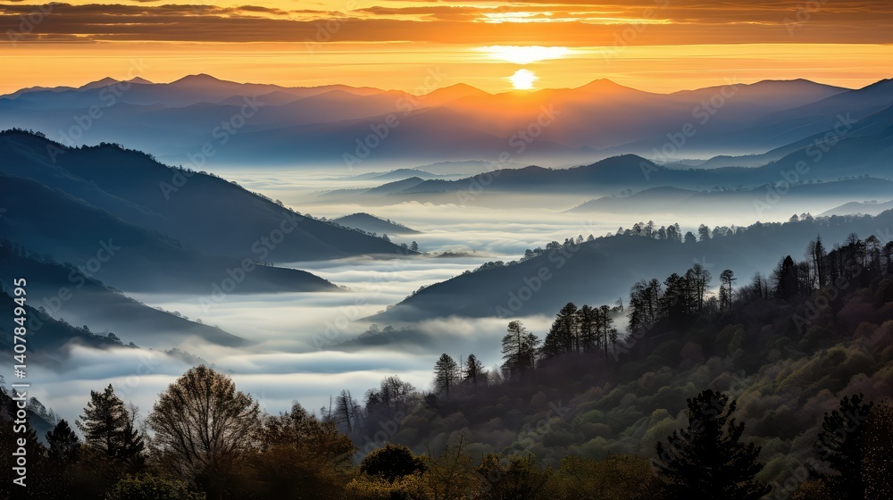Obraz premium peaks mountain springtime