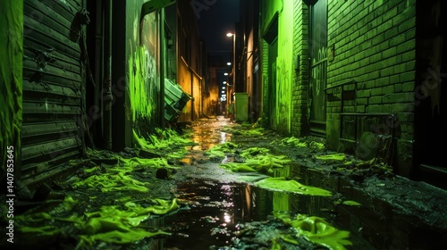debris green ooze
