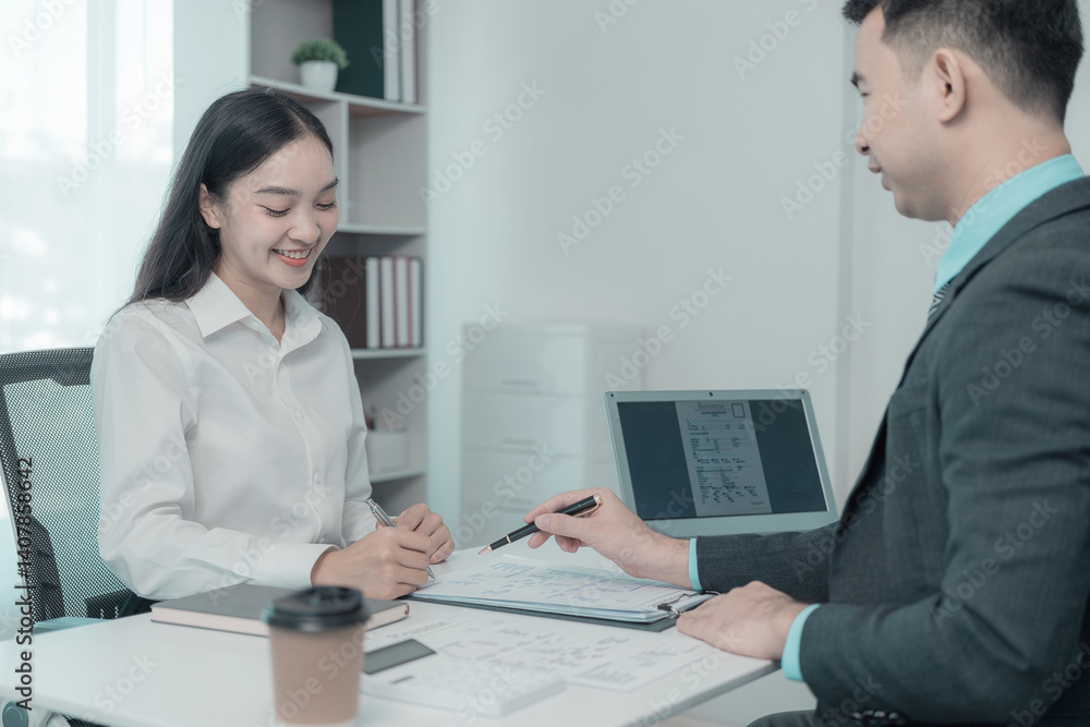 Job applications, contracts, and employment in business Submit a resume to a recruiter to review the applicant's profile. An HR manager is interviewing to consider hiring a company. Job applications, contracts, and employment in business Submit a resume to a recruiter to review the applicant's profile. An HR manager is interviewing to consider hiring a company.