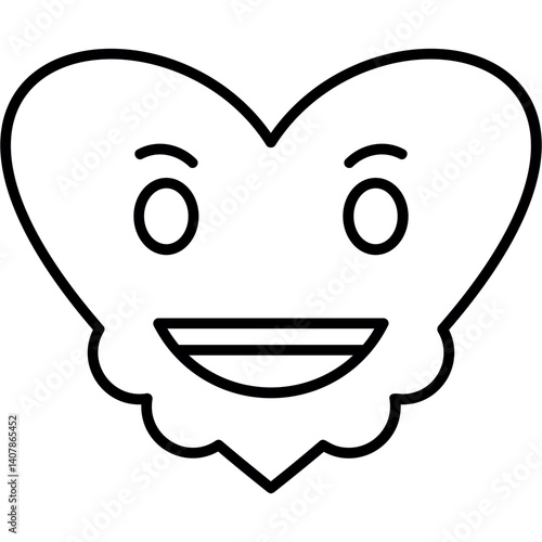 Grinning icon