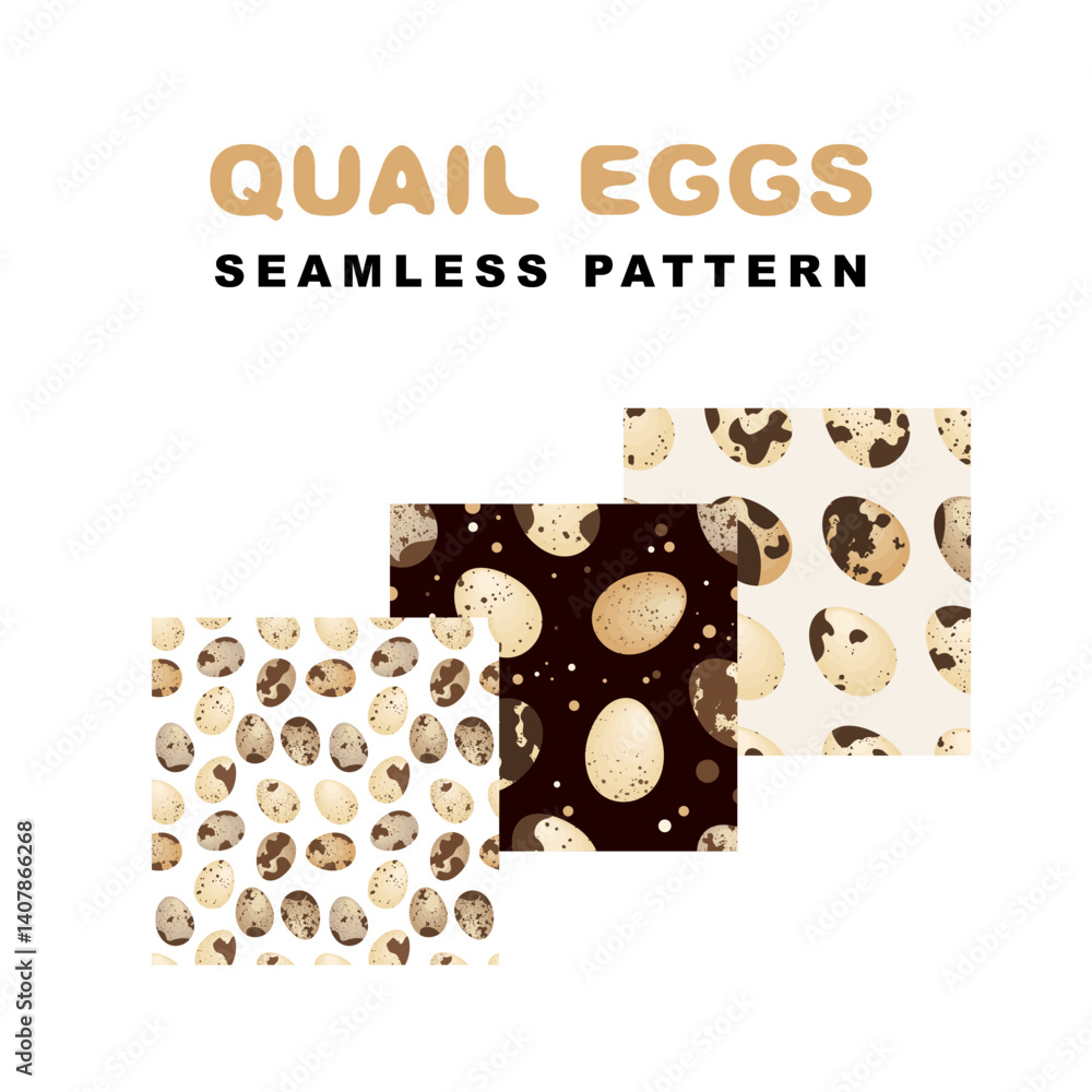 Quail Eggs Icon, Diet Protein Product with Eggshell Set, Shell Speckled Texture, Shell Spotted