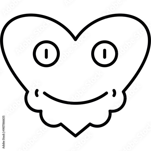 Smiling icon