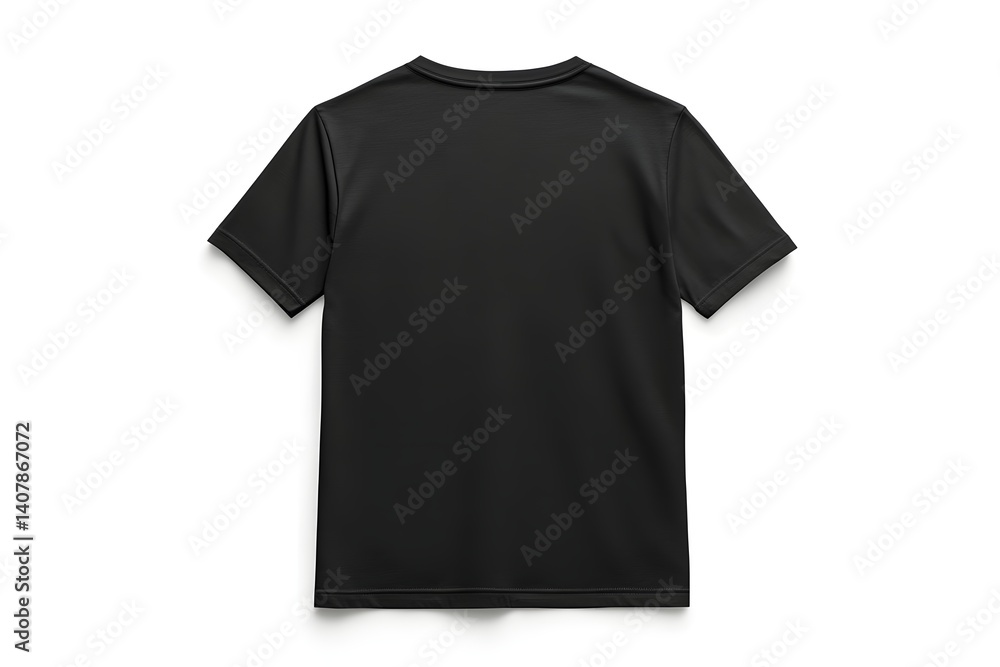 Black T-Shirt Mockup: Back View, Plain, Simple, Apparel, Clothing, Design, Template, Fashion, Style, Product, Photography, Studio Black T-Shirt Mockup: Back View, Plain, Simple, Apparel, Clothing, Design, Template, Fashion, Style, Product, Photography, Studio