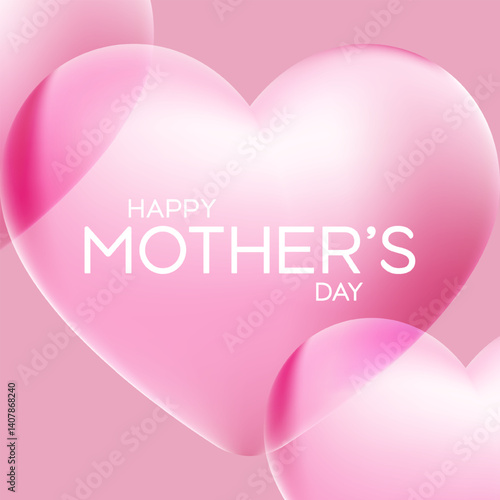 I love you mom greeting card for happy mother day. Love your mom with this love mom design. Happy mother's day vector illustration.
