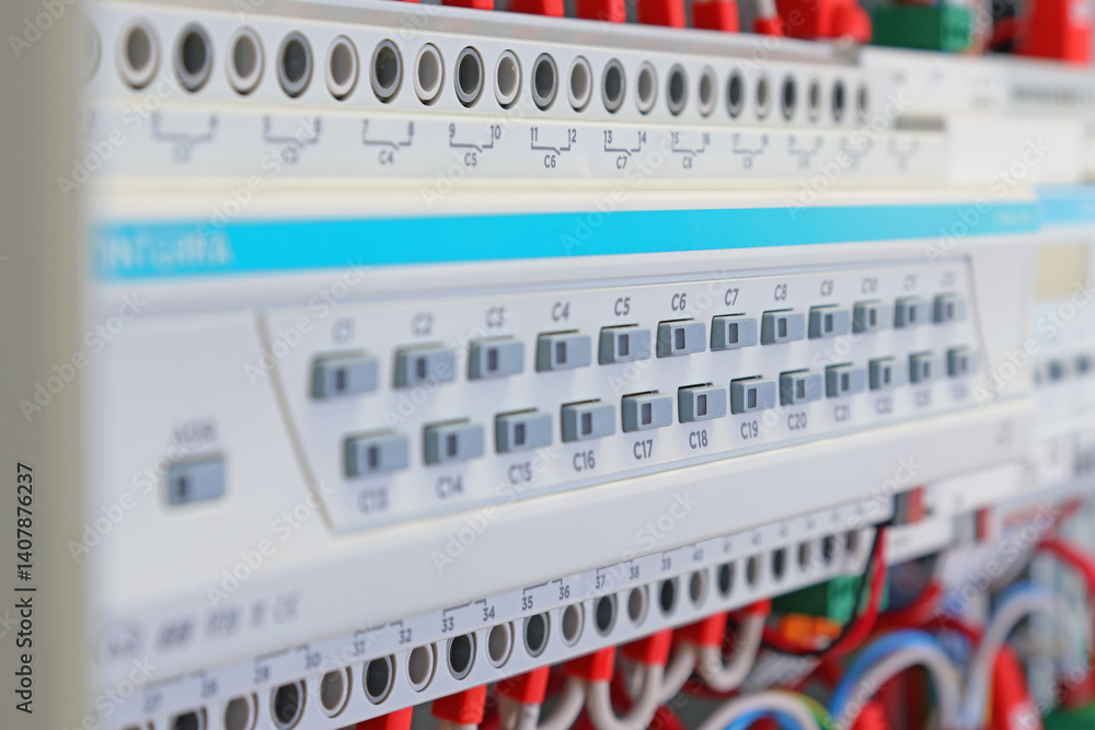 Relay module for controlling data bus loads in an electrical switchboard. Relay module for controlling data bus loads in an electrical switchboard.