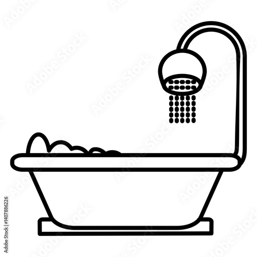bathroom icon vector illustration concept