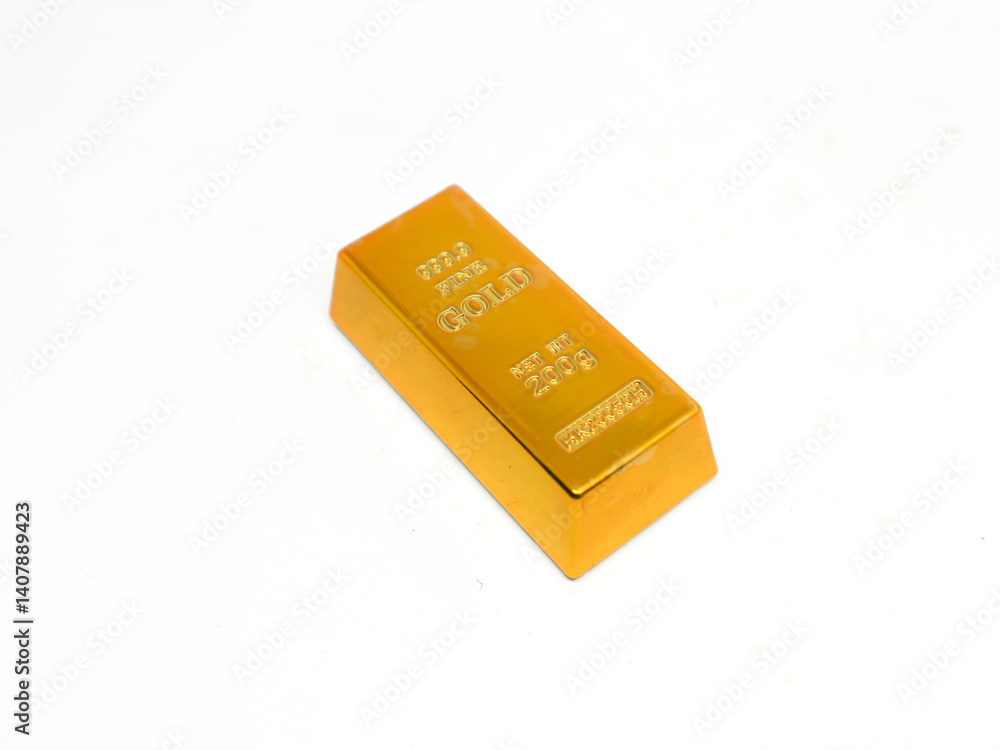 shiny gold bullion isolated on white background. jewelry. currency. future savings. exchange tool. investment. financial concept shiny gold bullion isolated on white background. jewelry. currency. future savings. exchange tool. investment. financial concept