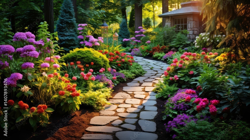 pathway plants border pathway plants border
