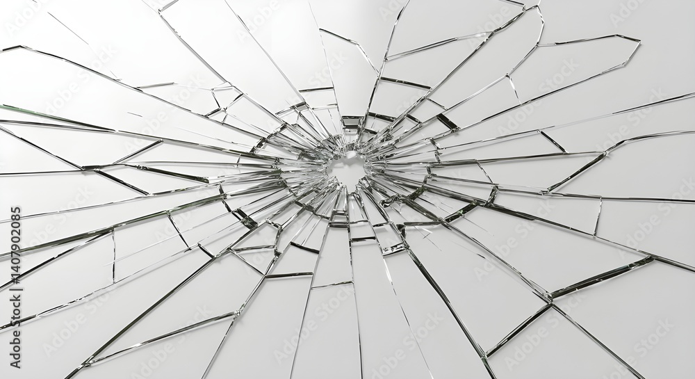 Obraz premium broken glass, broken glass background